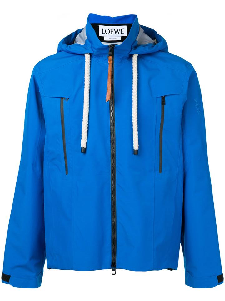 Loewe - Goretex Parka - Men - Polyester - S, Blue, Polyester