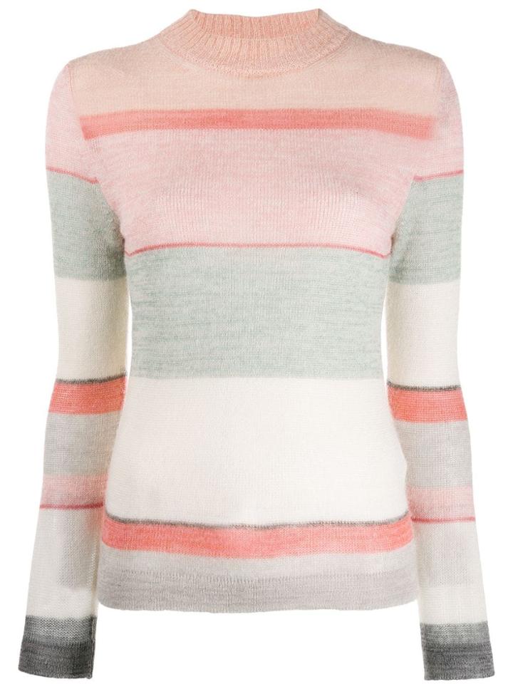 Missoni Knitted Striped Sweater - Pink