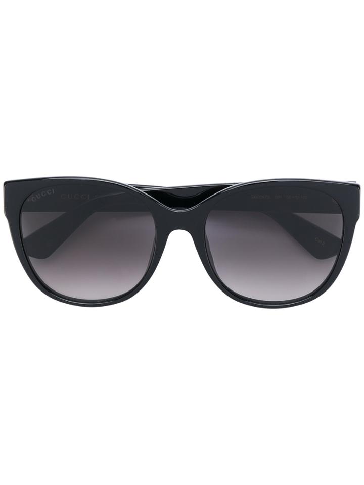 Gucci Eyewear Logo Sunglasses - Black
