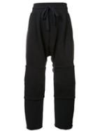 Osklen Oversized Jogging Sweatpants, Men's, Size: P, Black, Cotton