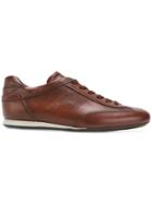 Hogan Flat Lace Up Sneakers - Brown