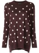 Anteprima Polka Dot Sweater - Red