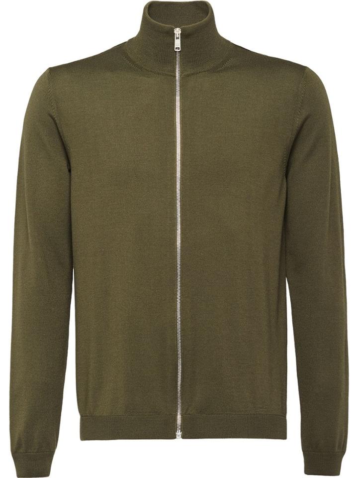 Prada Fine Knit Cardigan - Green
