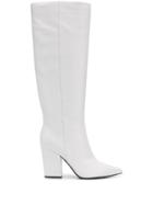 Sergio Rossi Knee High Boots - White