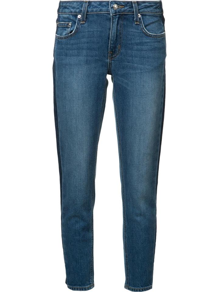 Derek Lam 10 Crosby Mila Mid-rise Slim Girlfriend Jeans - Blue