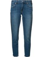 Derek Lam 10 Crosby Mila Mid-rise Slim Girlfriend Jeans - Blue