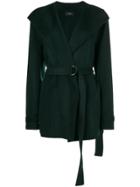 Joseph Belted Single Breasted Jacket - Green