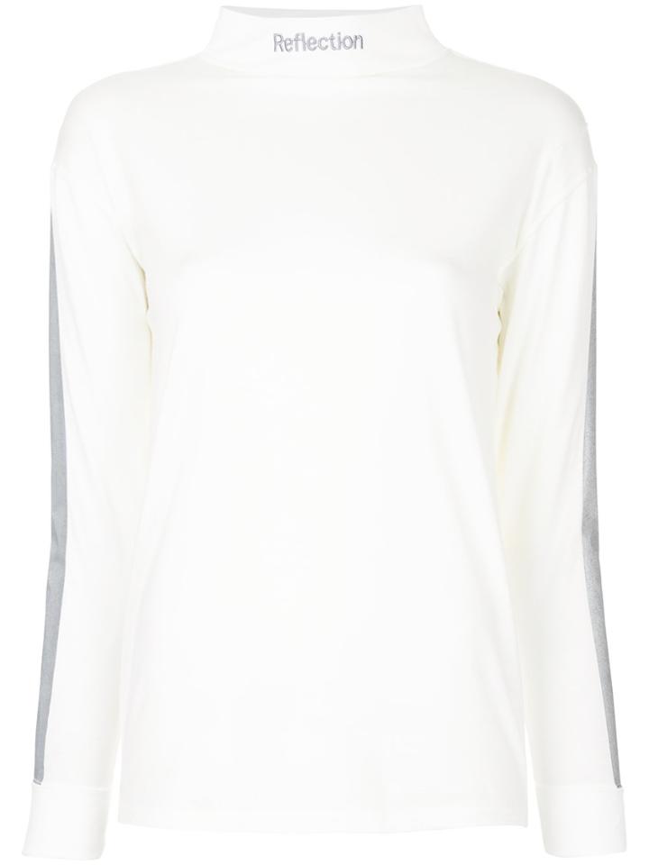 Cityshop High Neck Reflective T-shirt - White