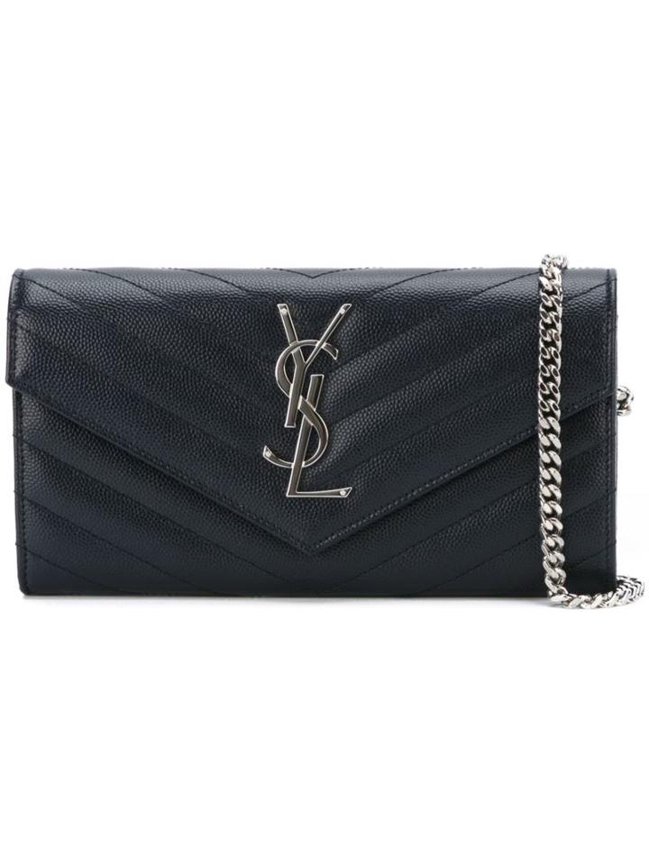 Saint Laurent Small 'monogram' Chain Wallet
