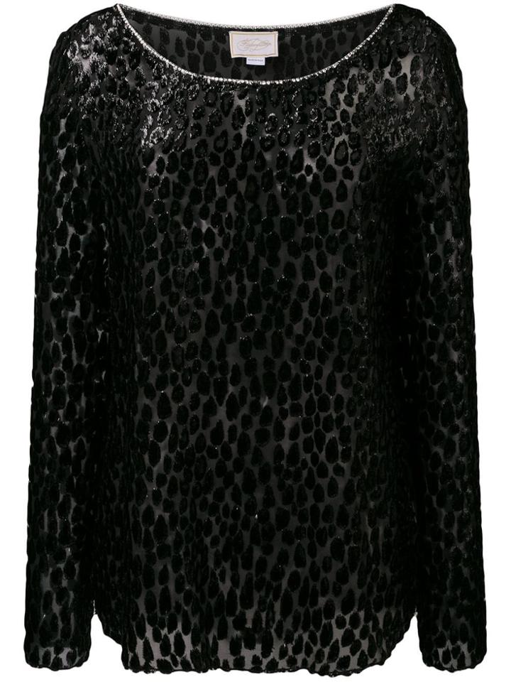 Redemption Spotted Top - Black
