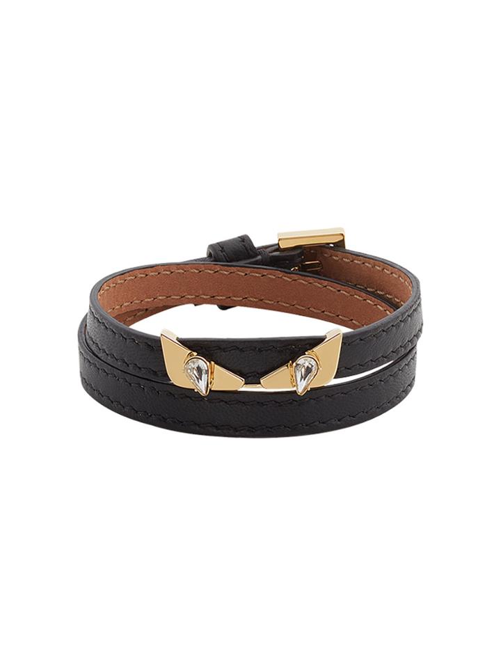 Fendi Bag Bugs Cuff - Black