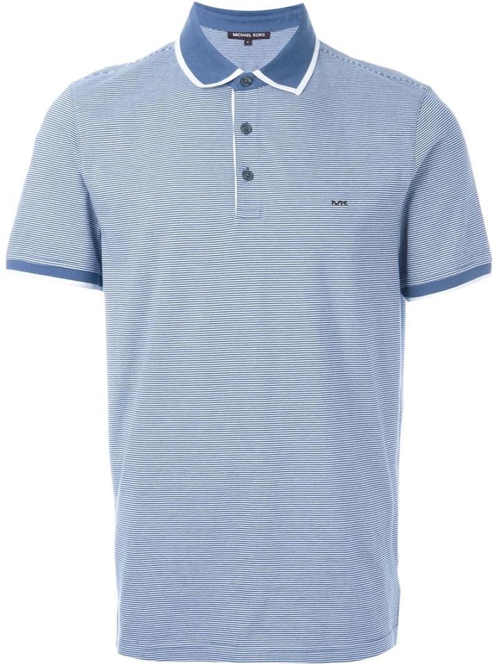 Michael Kors Contrast Trim Polo Shirt