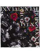 Mcq Alexander Mcqueen Floral Print Scarf, Women's, Black, Silk