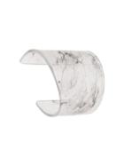 A-cold-wall* Marble Print Cuff Bracelet - White
