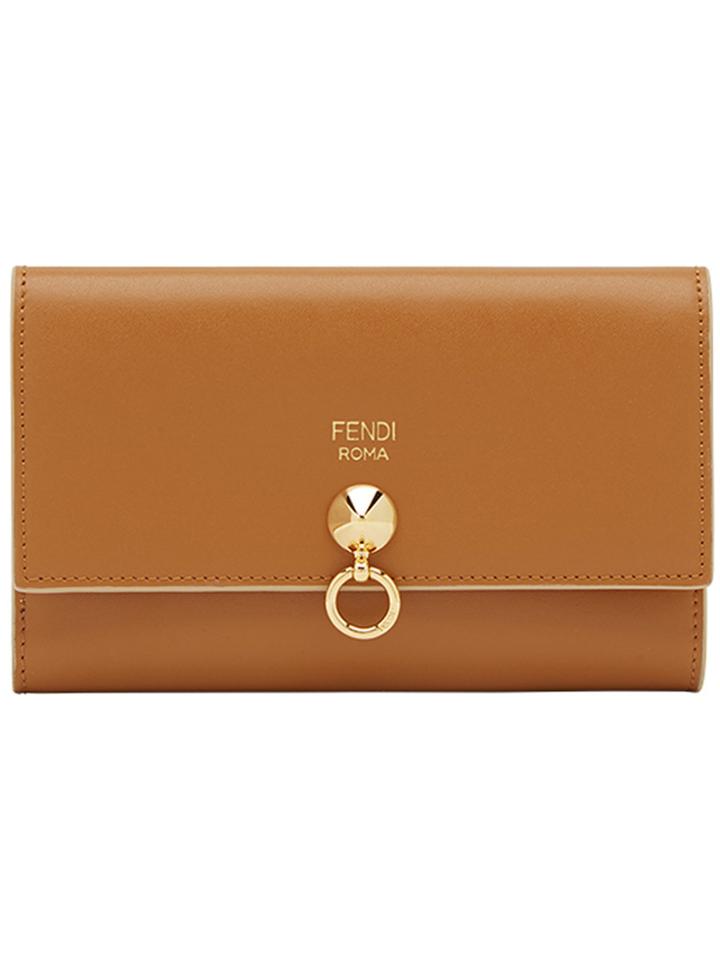 Fendi Tri-fold Wallet - Brown