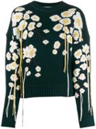 Enföld Winter Sakura Knit Sweater - Green