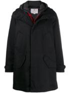 Woolrich Hooded Duffle Coat - Black