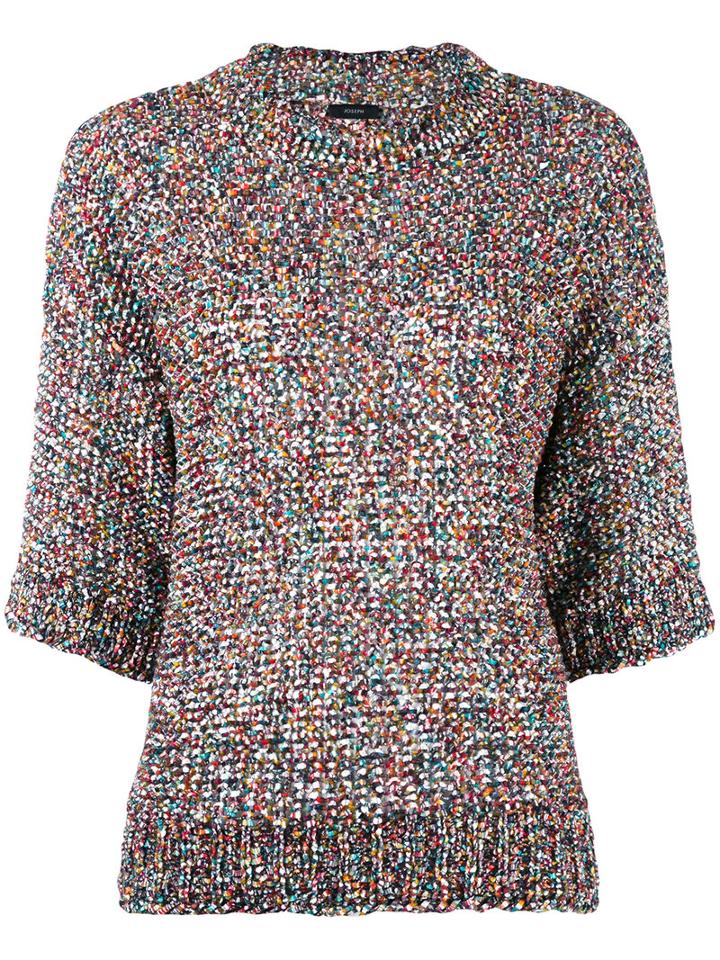 Joseph Knitted Colours Tweed Top, Women's, Size: Xs, Cotton/polyamide/polyester