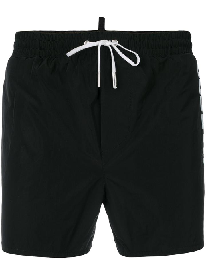 Dsquared2 Side Logo Swim Shorts - Black