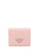 Prada Logo Plaque Purse - Pink