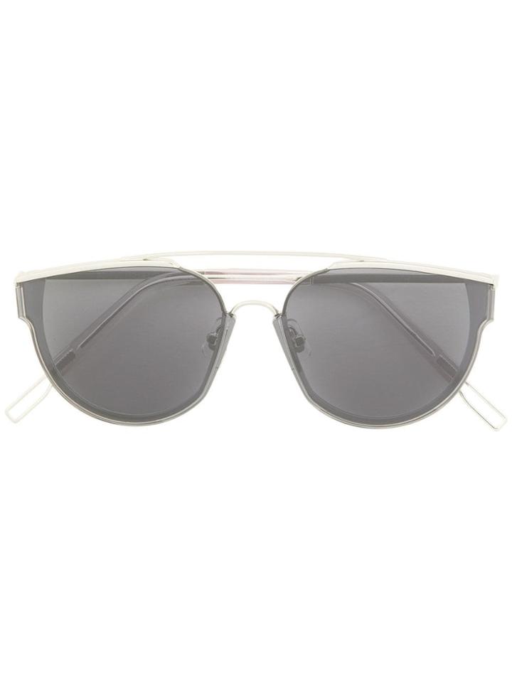 Gentle Monster Loe Nc1 Sunglasses - Silver