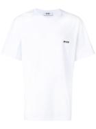 Msgm Loose-fit Logo T-shirt - White