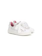 Bumper Bow Detail Sneakers - White