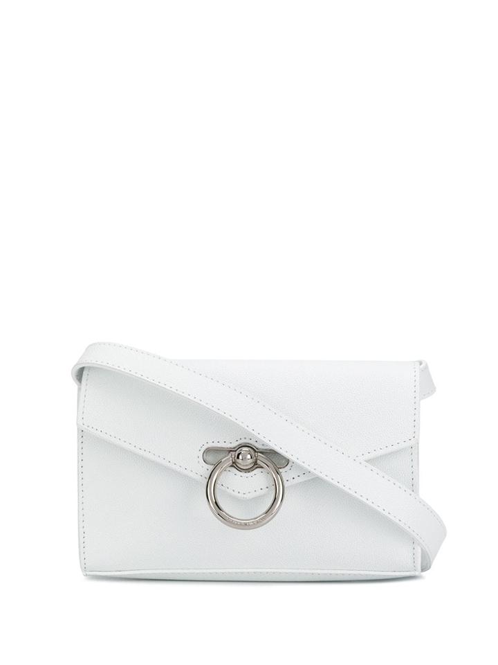 Rebecca Minkoff Metallic Hoop Bag - White