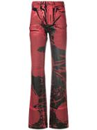 Calvin Klein 205w39nyc Painted Print Flared Jeans