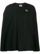 Poliquant Slogan Print Sweatshirt - Black