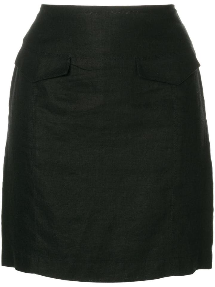 Versace Pre-owned Mini Fitted Skirt - Black