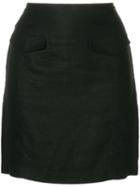Versace Pre-owned Mini Fitted Skirt - Black