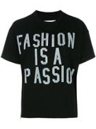 Sacai Slogan T-shirt - Black