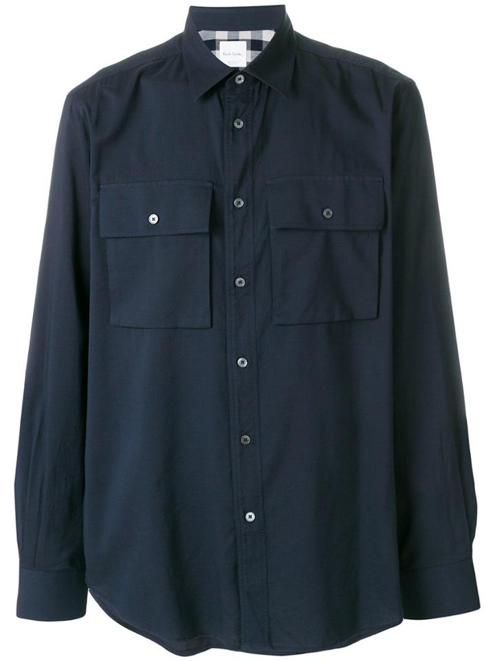Paul Smith Casual Long-sleeve Shirt - Blue