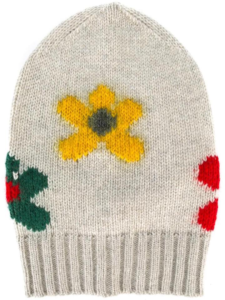 Dondup 'lubbock' Beanie, Women's, Grey, Wool/acrylic/mohair/polyamide