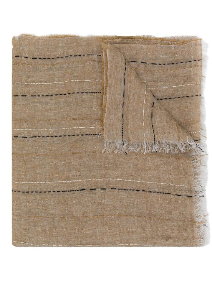 Lorena Antoniazzi Striped Scarf - Neutrals
