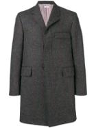 Thom Browne Herringbone Overcheck Chesterfield - Grey