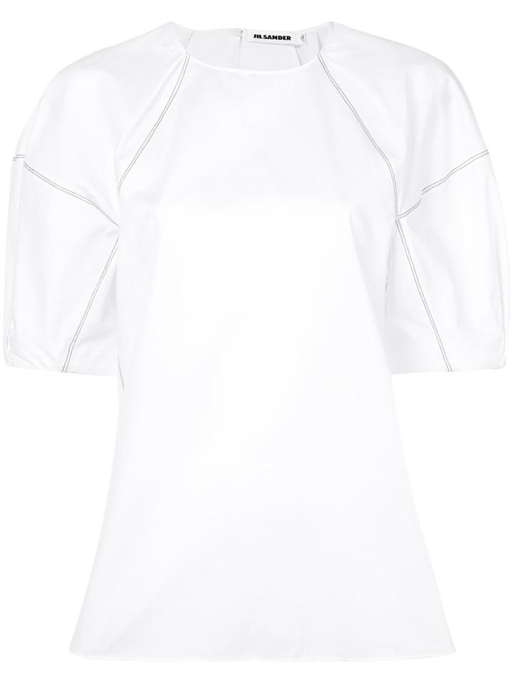 Jil Sander Panelled T-shirt - White