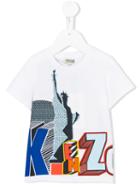 Kenzo Kids - Logo Print T-shirt - Kids - Cotton - 36 Mth, Toddler Boy's, White
