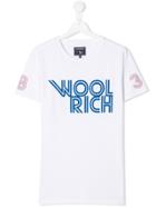 Woolrich Kids Teen Logo Print T-shirt - White