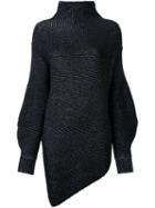Stella Mccartney Structured Knit Sweater, Women's, Size: 42, Black, Polyamide/viscose/wool