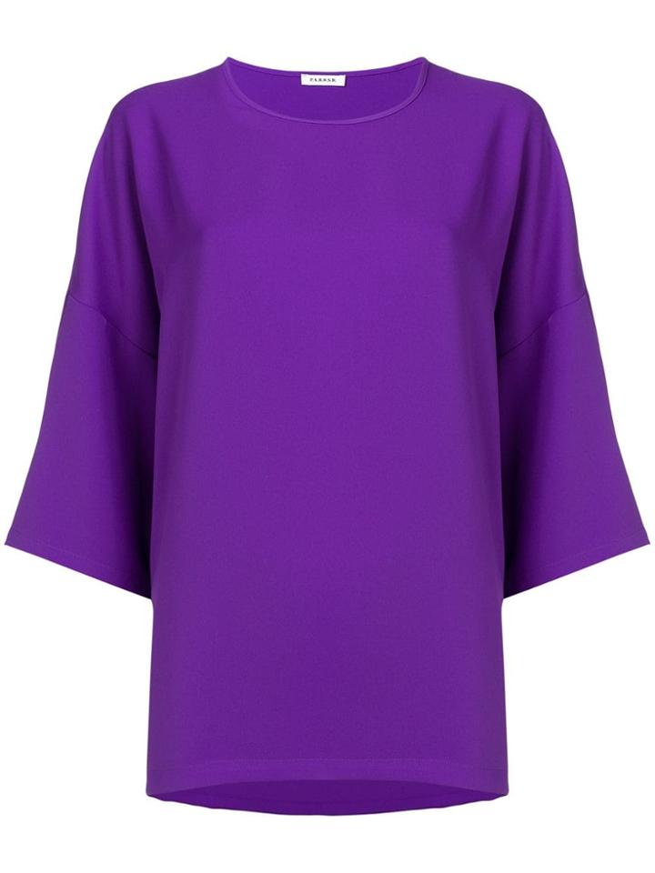P.a.r.o.s.h. Loose Fit Blouse - Purple
