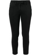 Dondup Classic Cropped Trousers, Women's, Size: 32, Black, Cotton/spandex/elastane