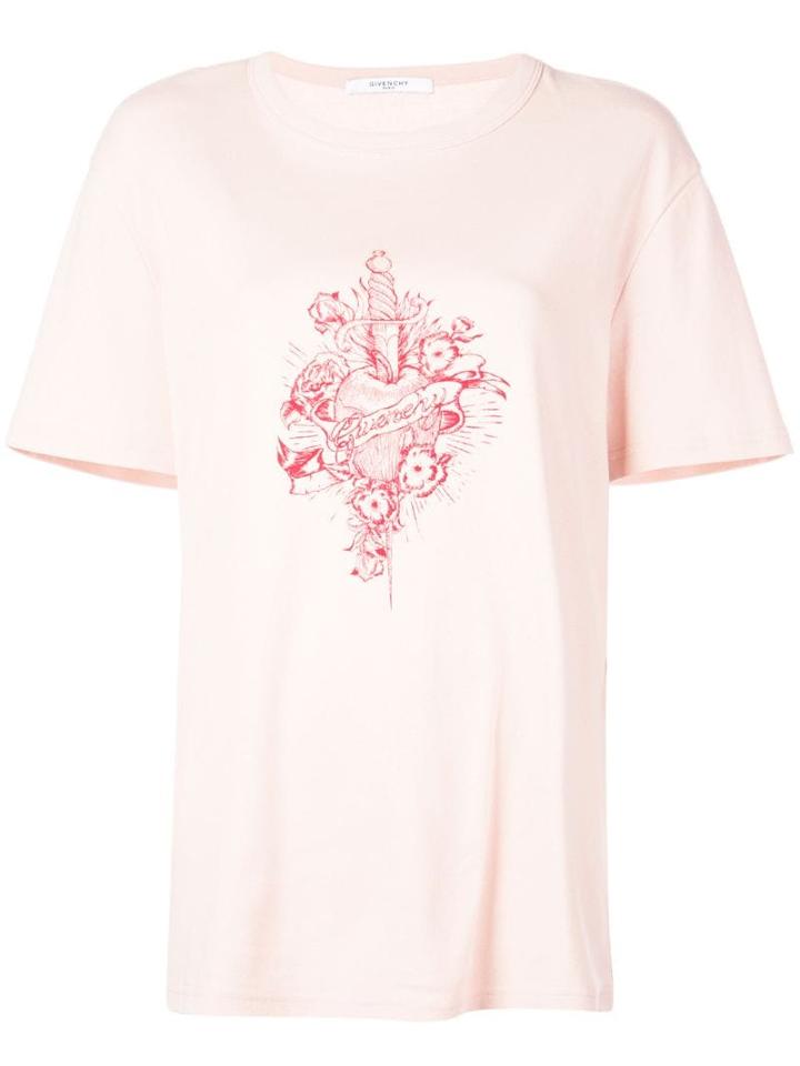 Givenchy Graphic Print T-shirt - Neutrals
