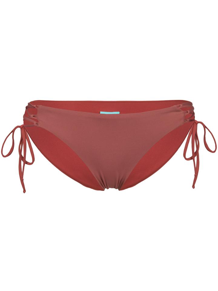 Melissa Odabash Lace Up Bikini Bottoms - Brown