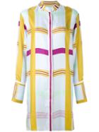 Diane Von Furstenberg - Checked Shirt Dress - Women - Silk - M, Silk