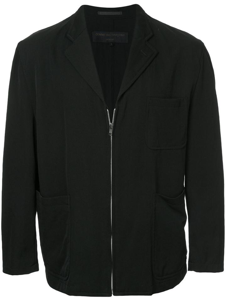 Comme Des Garçons Vintage Boxy Zipped Jacket - Black