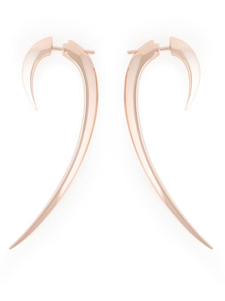 Shaun Leane 'signature Tusk' Long Earrings - Metallic