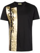 Versace Jeans Logo Trim T-shirt - Black