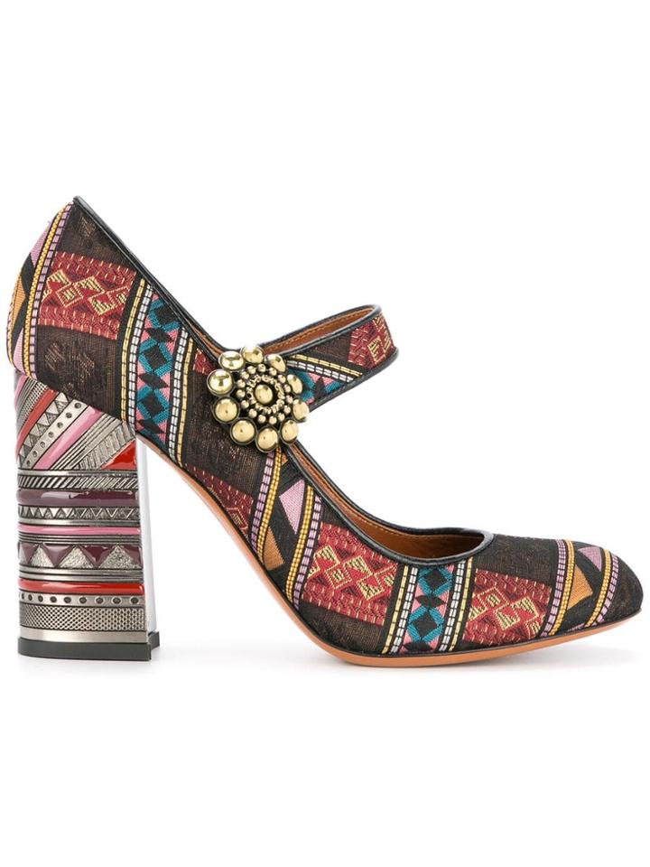 Etro Jacquard Mary Jane Pumps - Multicolour
